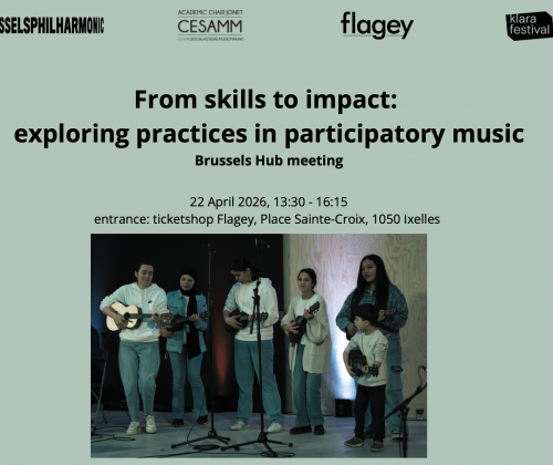Muziek als participatieve praktijk Muziek als participatieve praktijk